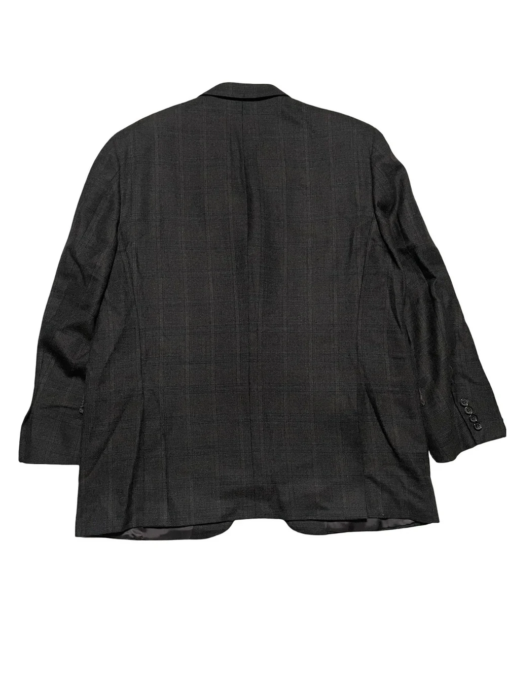 Burberry London Blazer Mens 46 R Wool Sport Coat Jacket 2 Button Windowpane